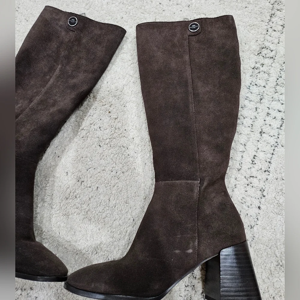 COACH Brown Suede Boots - Picture 4 of 9